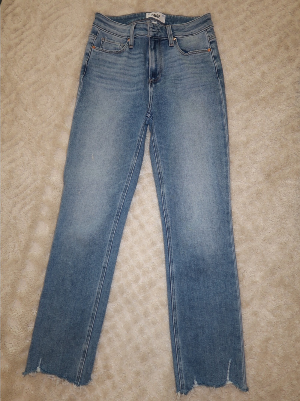PAIGE Light Wash Skinny Jeans
